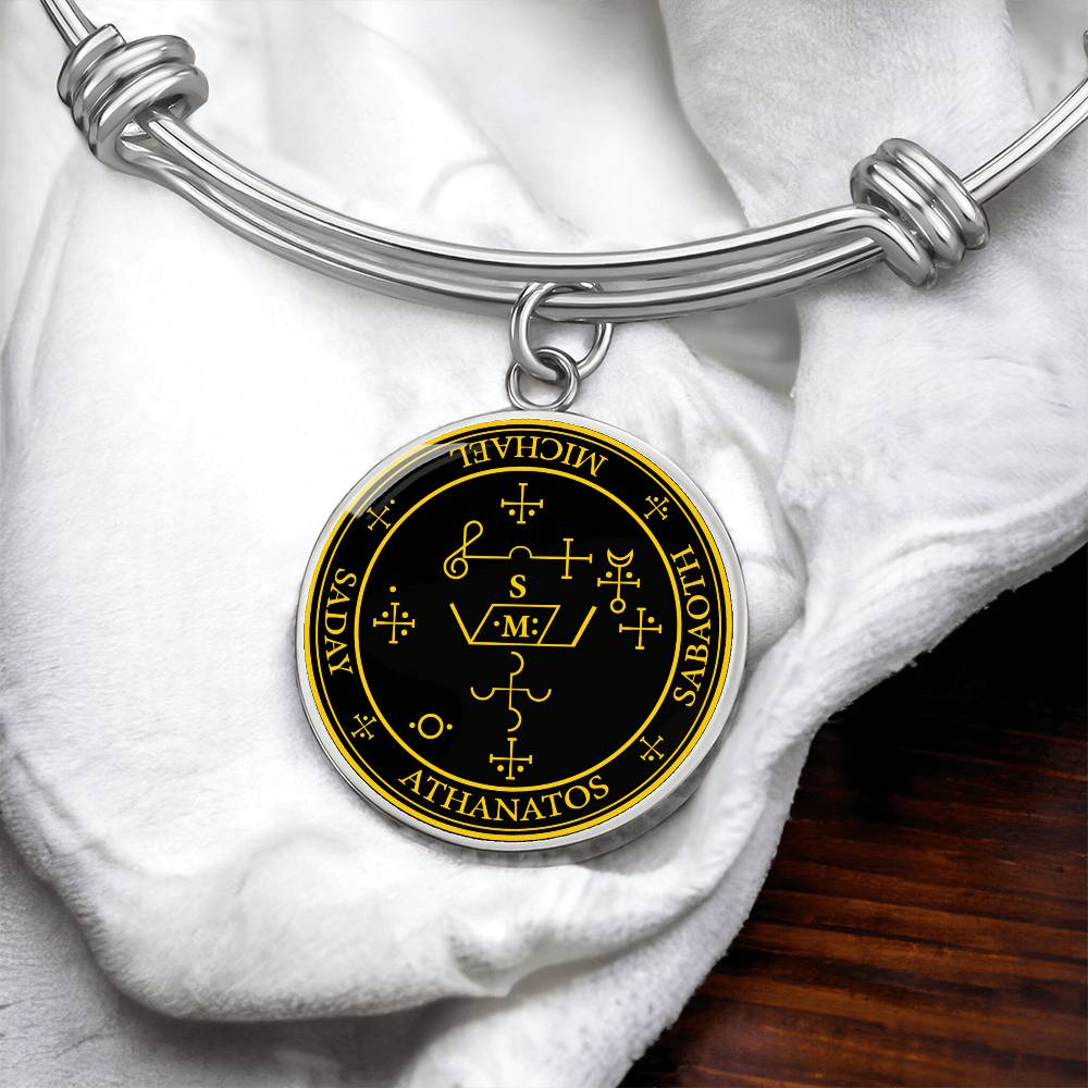 Archangel Michael Sigil Bracelet - Black