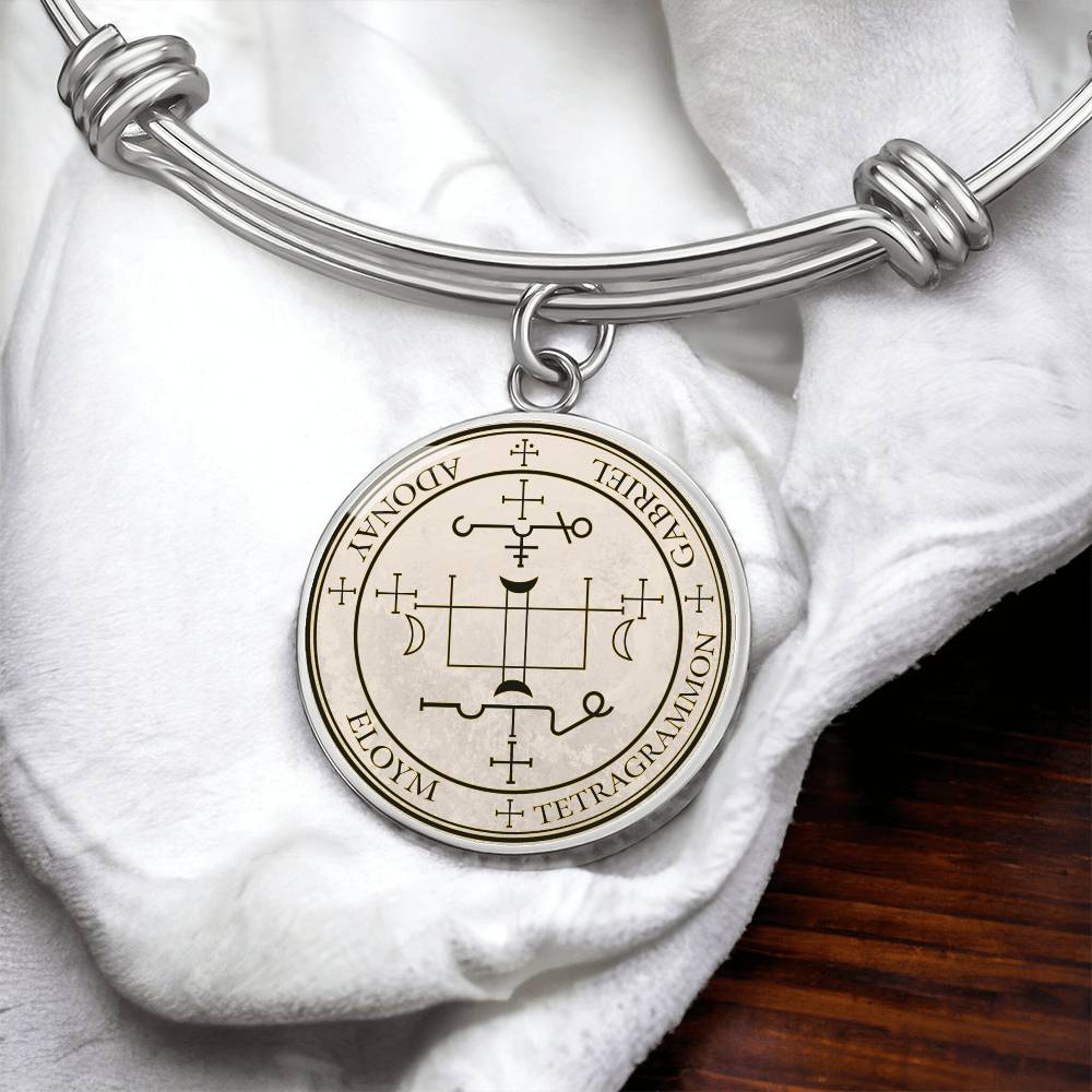 Archangel Gabriel Sigil Bracelet - Old Manuscript
