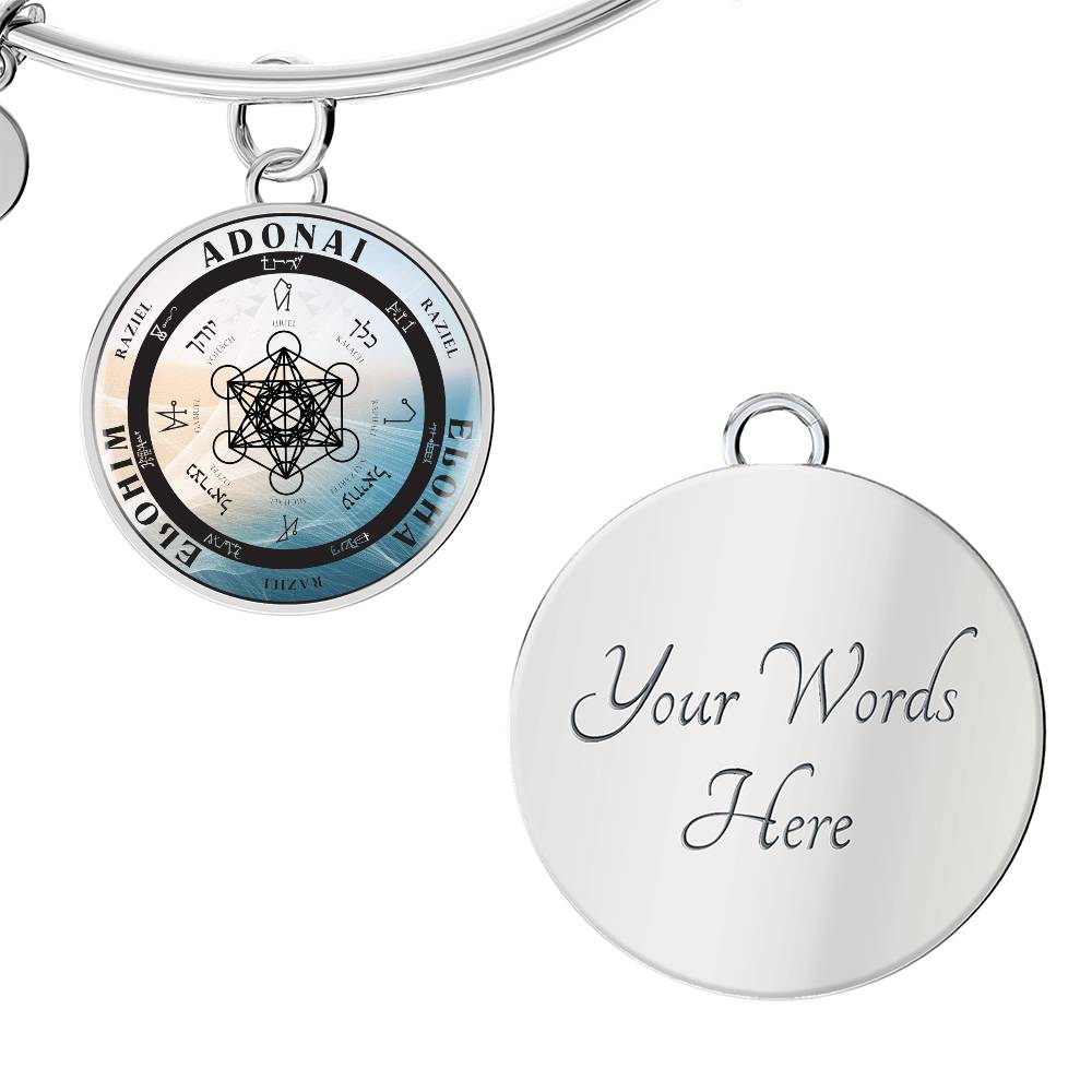 Archangel Raziel Sigil Wave Bracelet