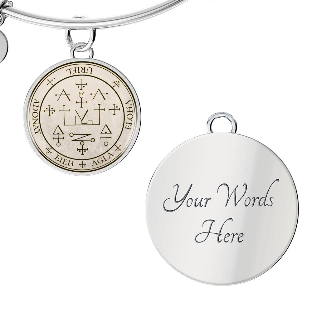 Archangel Uriel Sigil Bracelet - Old Manuscript