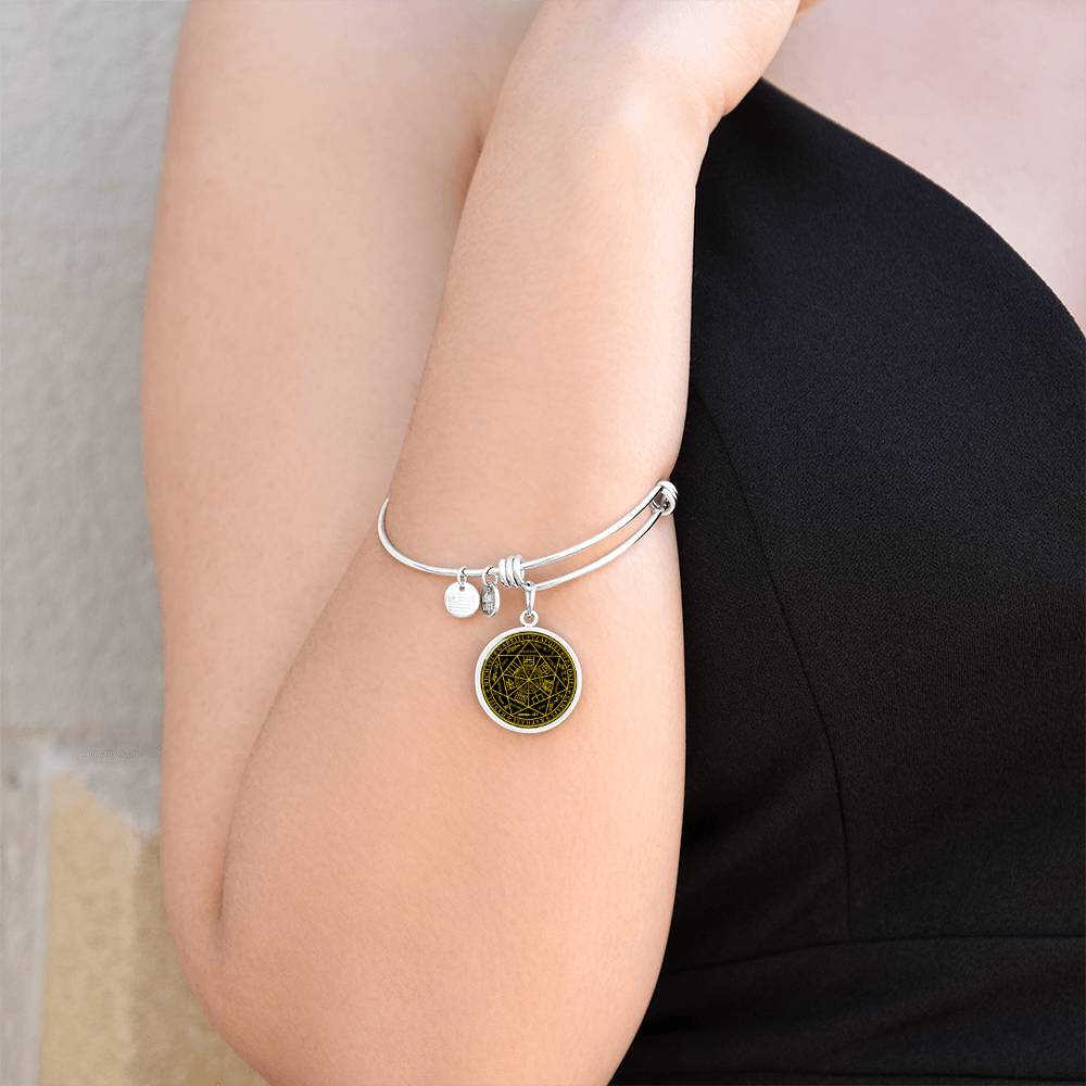 7 Archangels Sigil Bracelet - Black