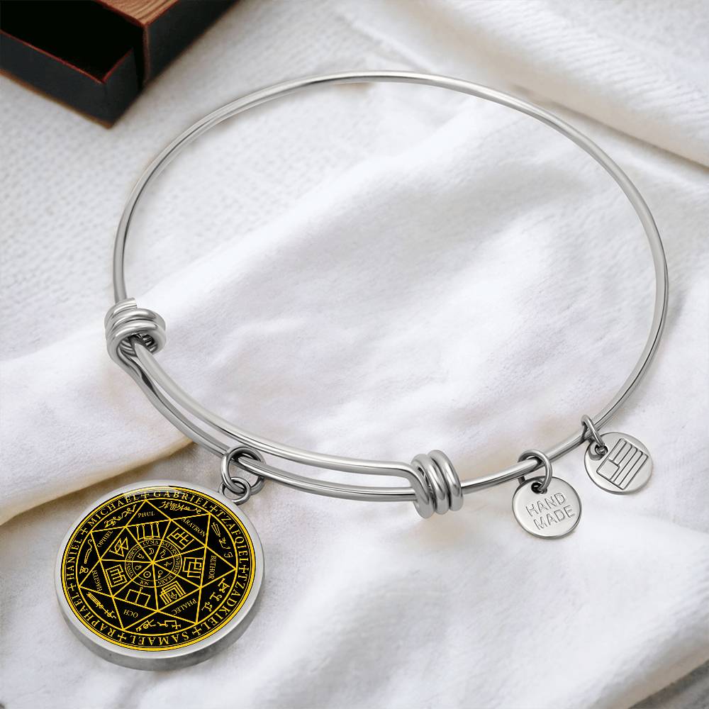 7 Archangels Sigil Bracelet - Black