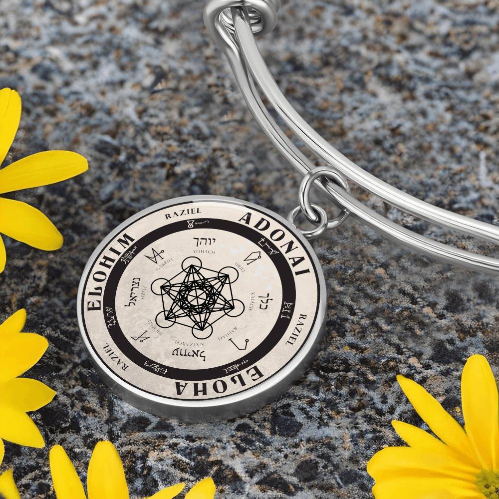 Archangel Raziel Sigil Bracelet - Old Manuscript