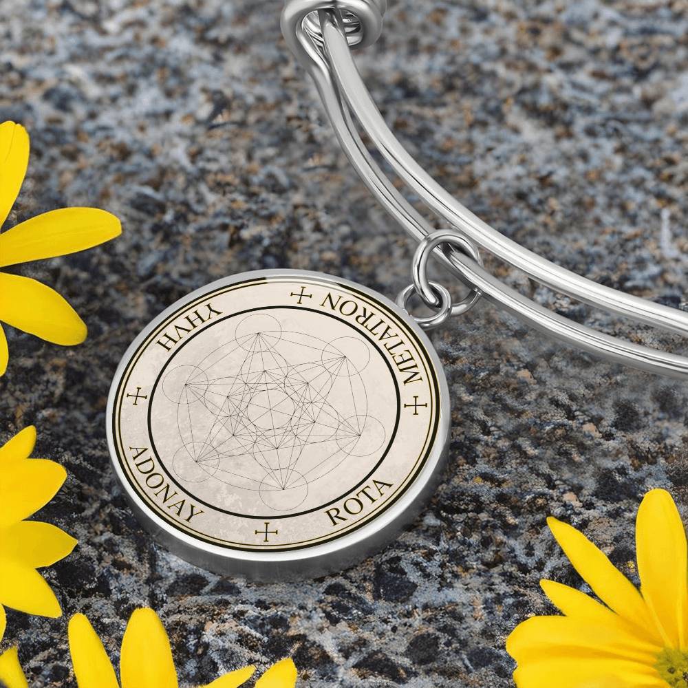 Archangel Metatron Sigil Bracelet - Old Manuscript