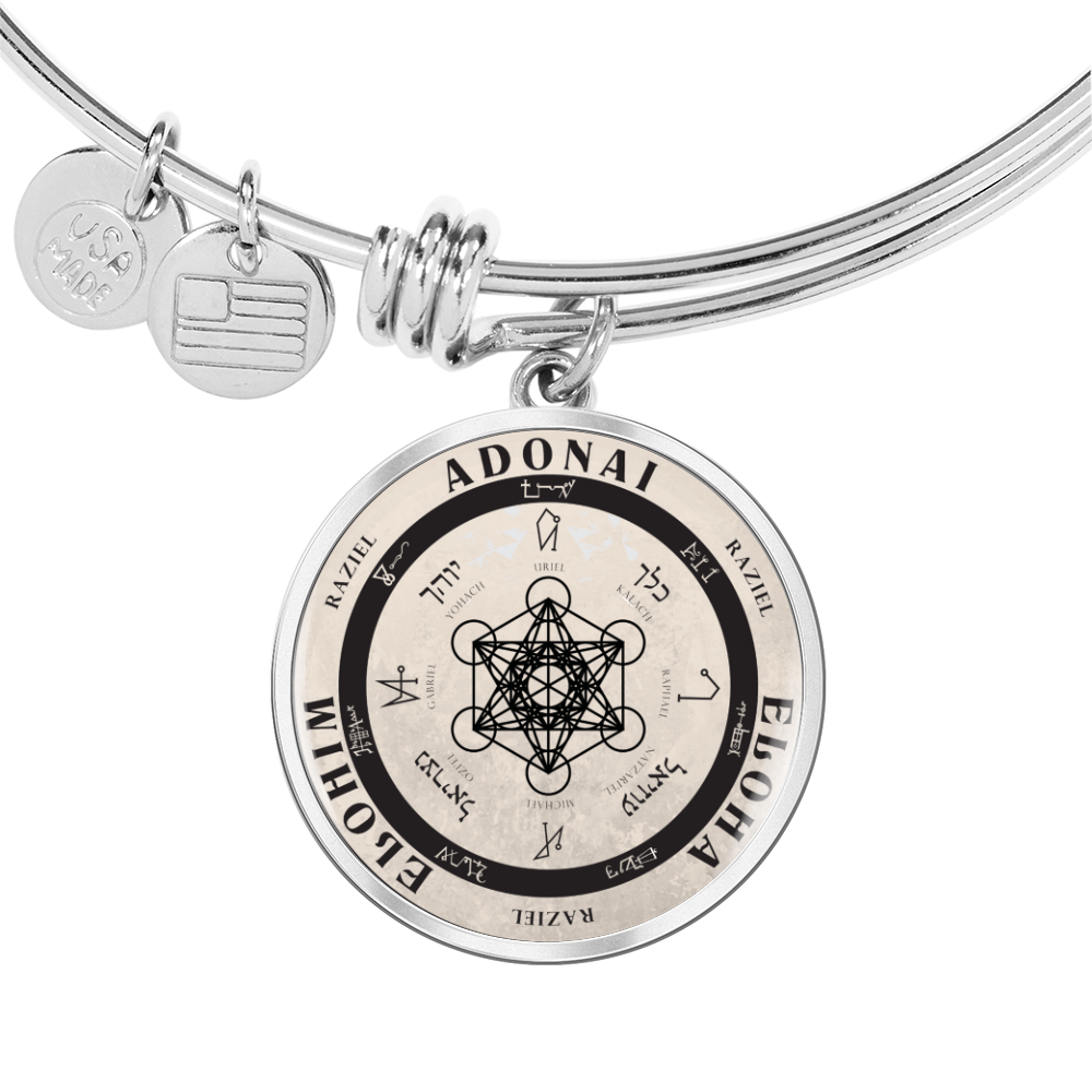 Archangel Raziel Sigil Bracelet - Old Manuscript