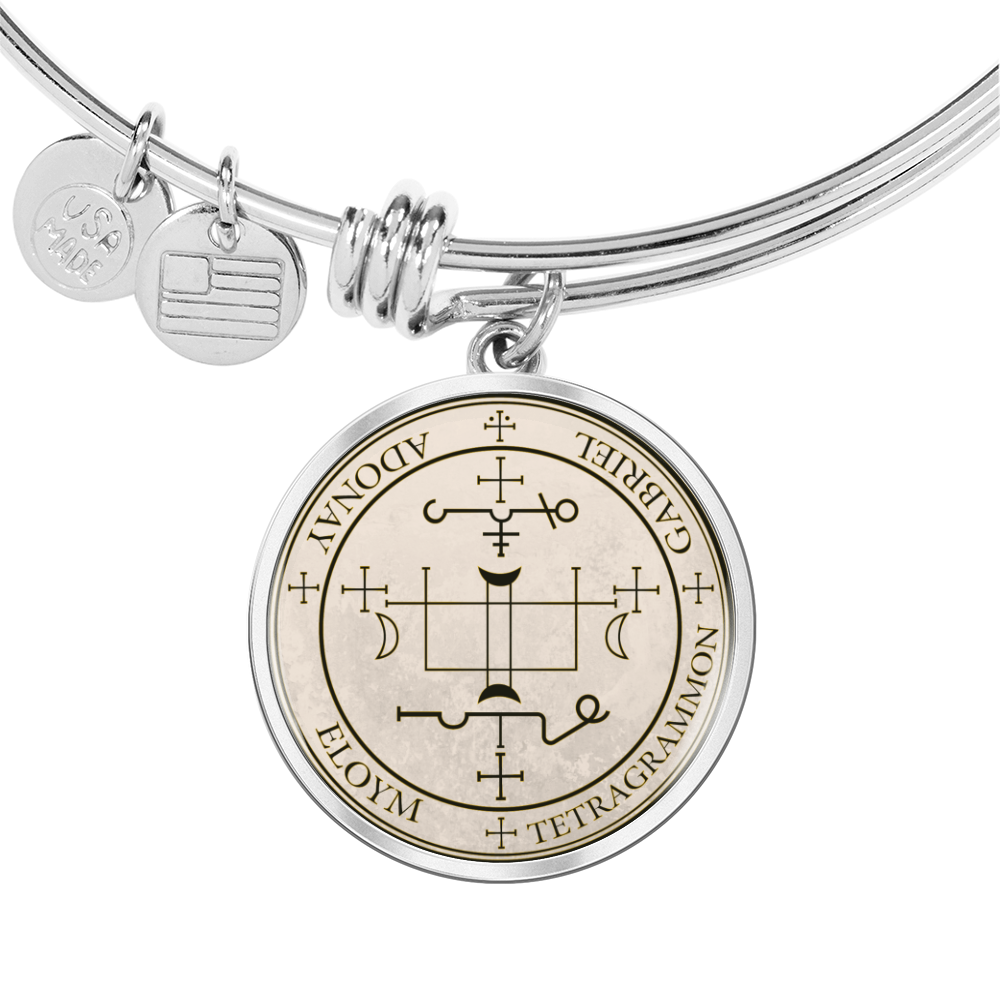Archangel Gabriel Sigil Bracelet - Old Manuscript