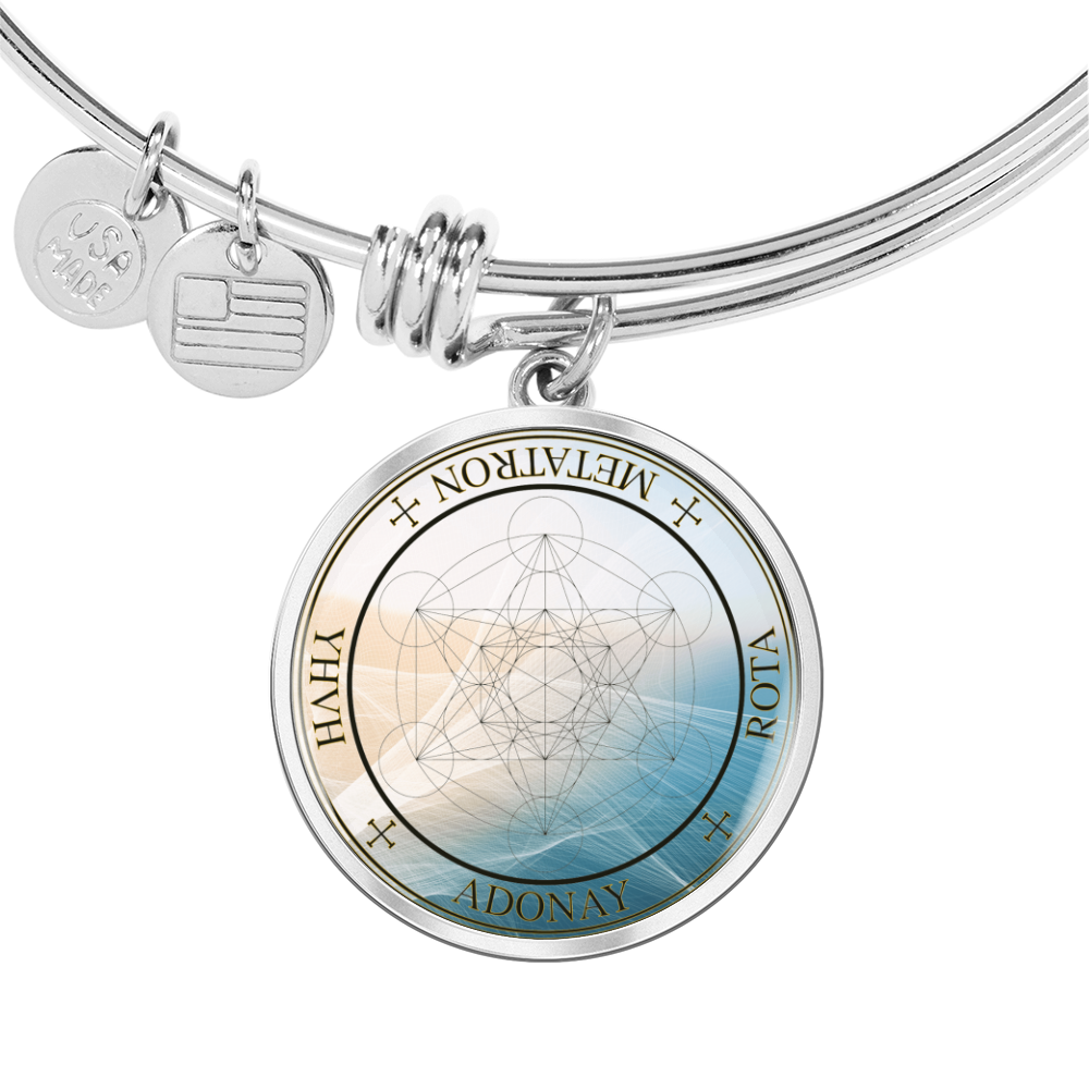 Archangel Metatron Sigil Wave Bracelet