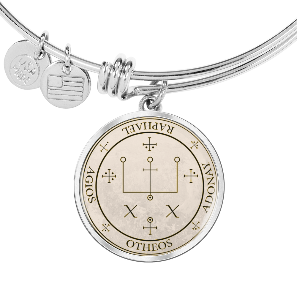 Archangel Raphael Sigil Bracelet - Old Manuscript