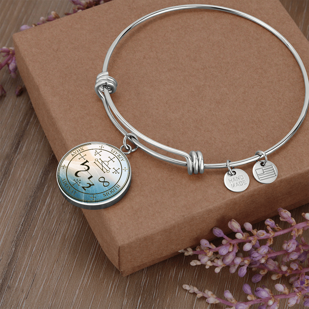 Archangel Azrael Sigil Wave Bracelet