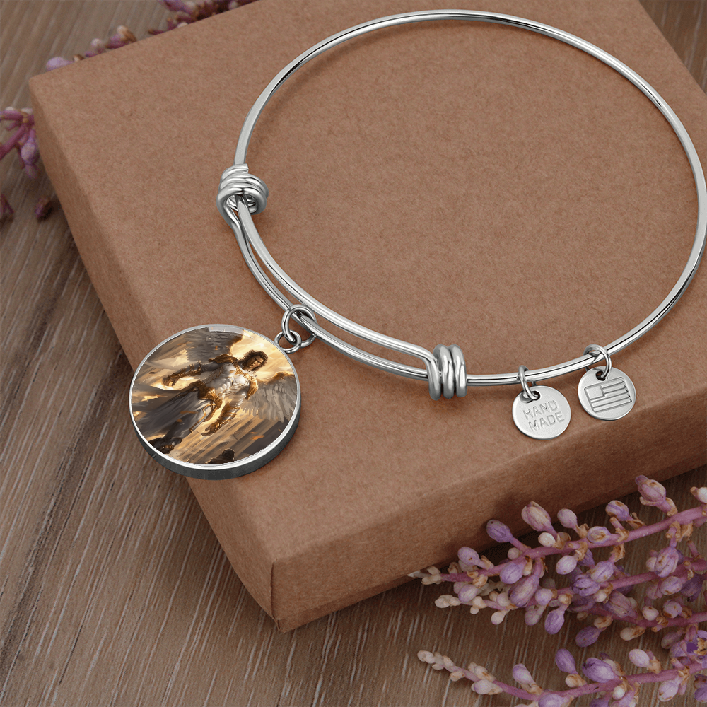 Archangel Raguel Graphic Art Bracelet