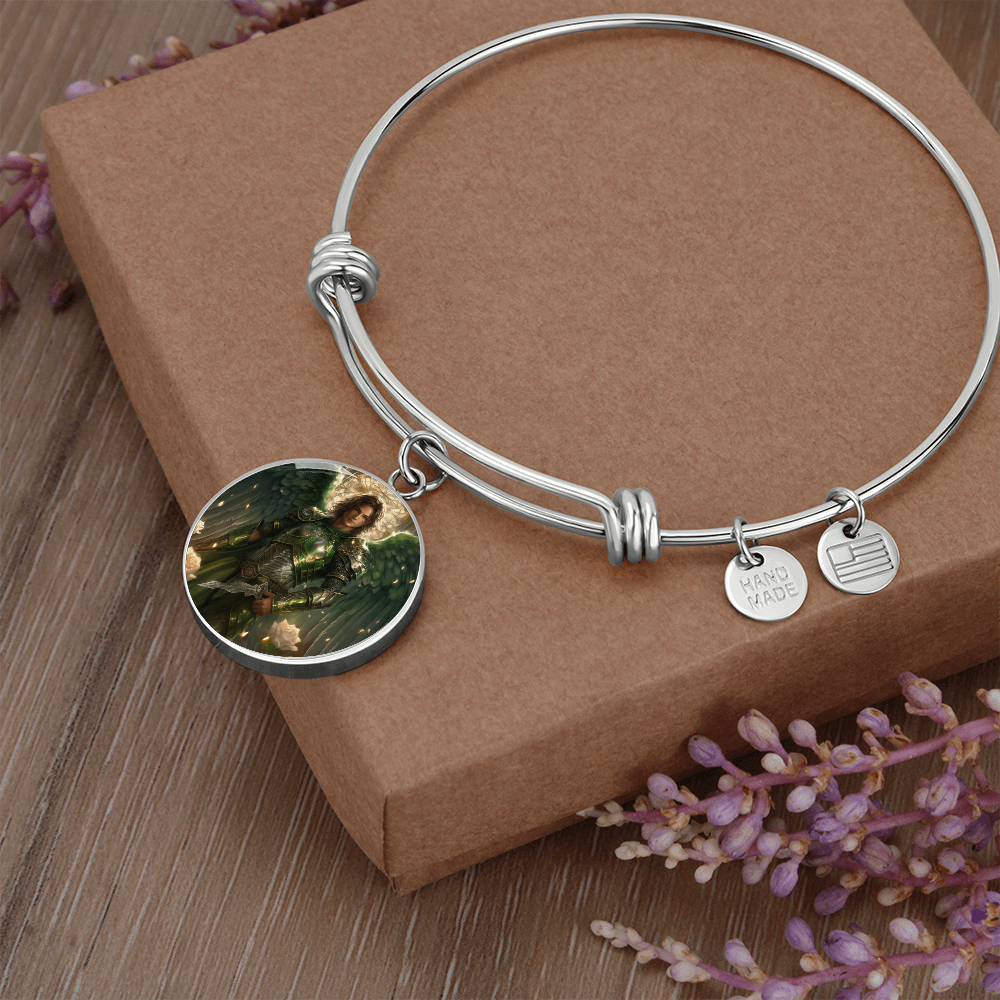 Archangel Barachiel Graphic Art Bracelet