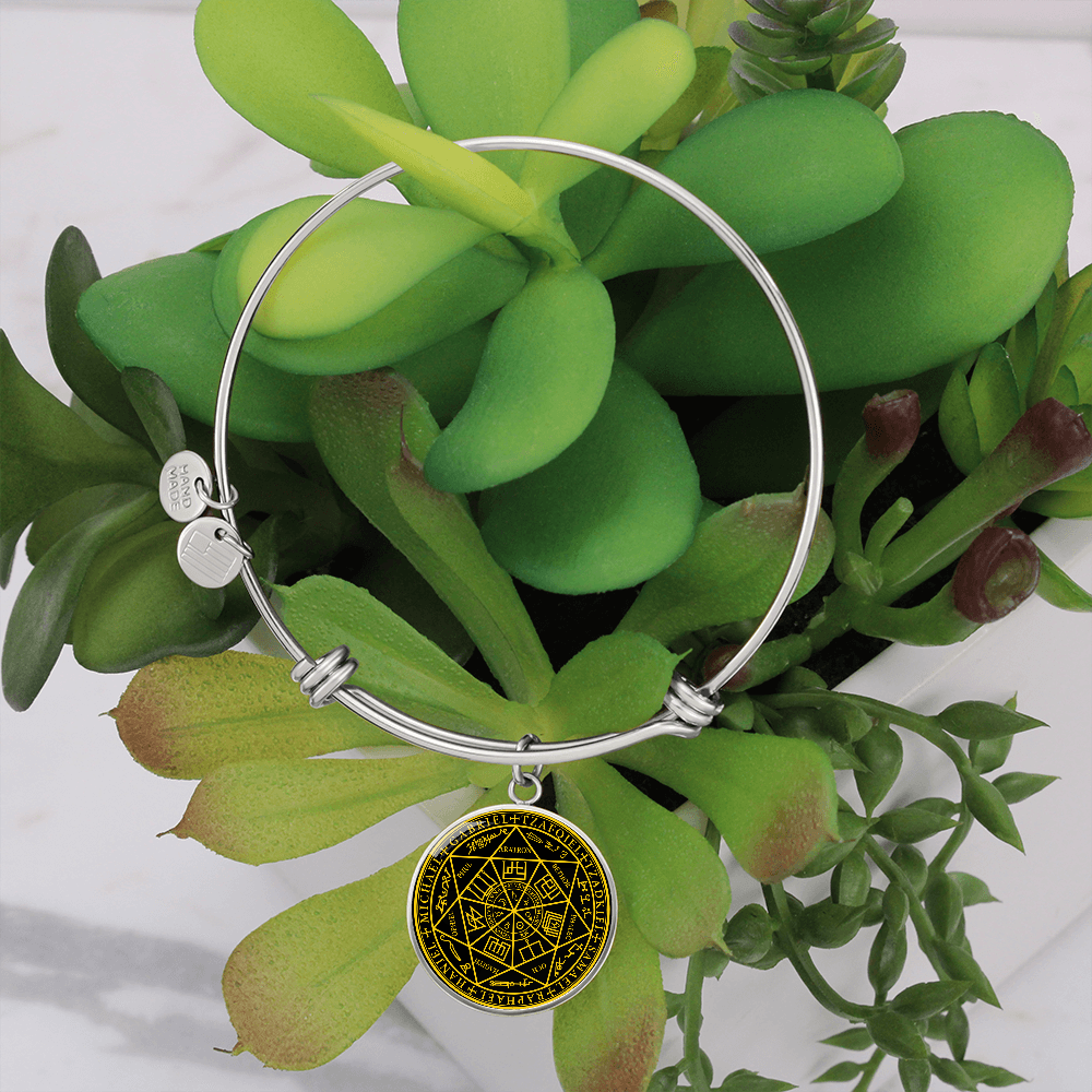 7 Archangels Sigil Bracelet - Black