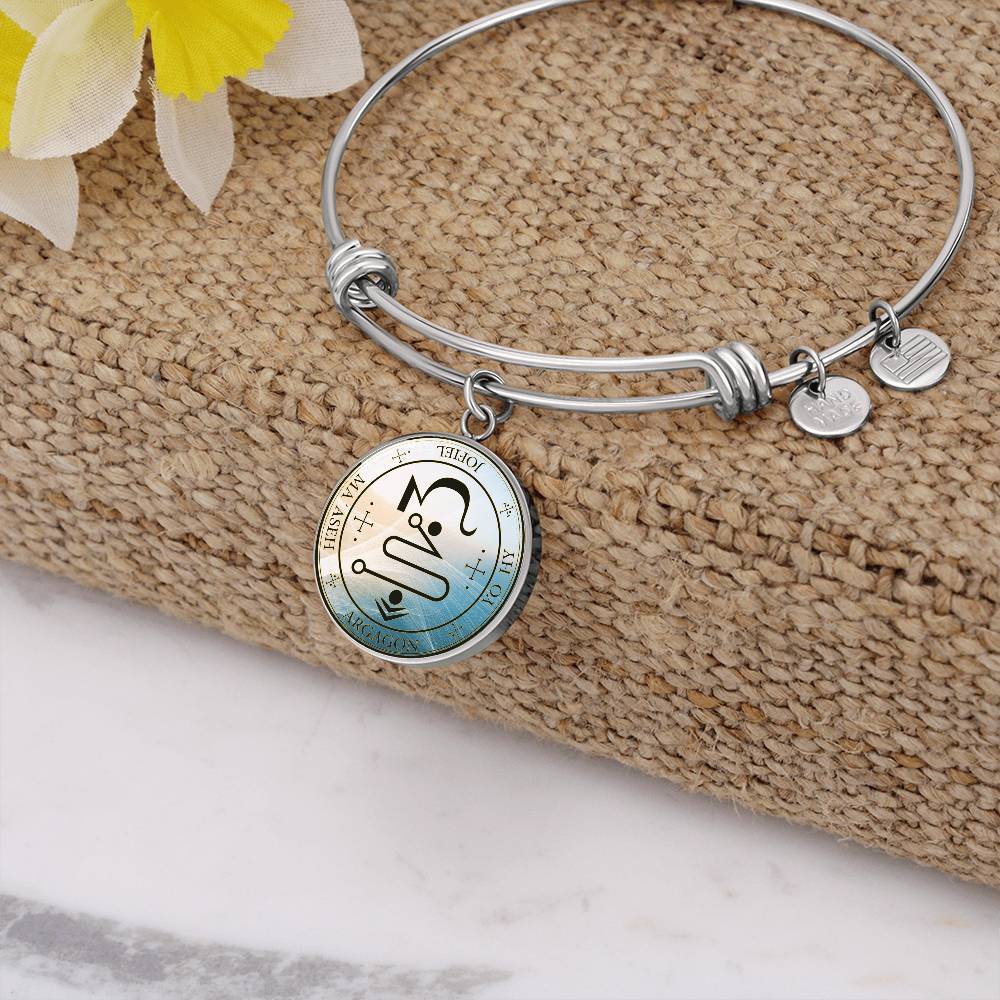 Archangel Jophiel Sigil Wave Bracelet
