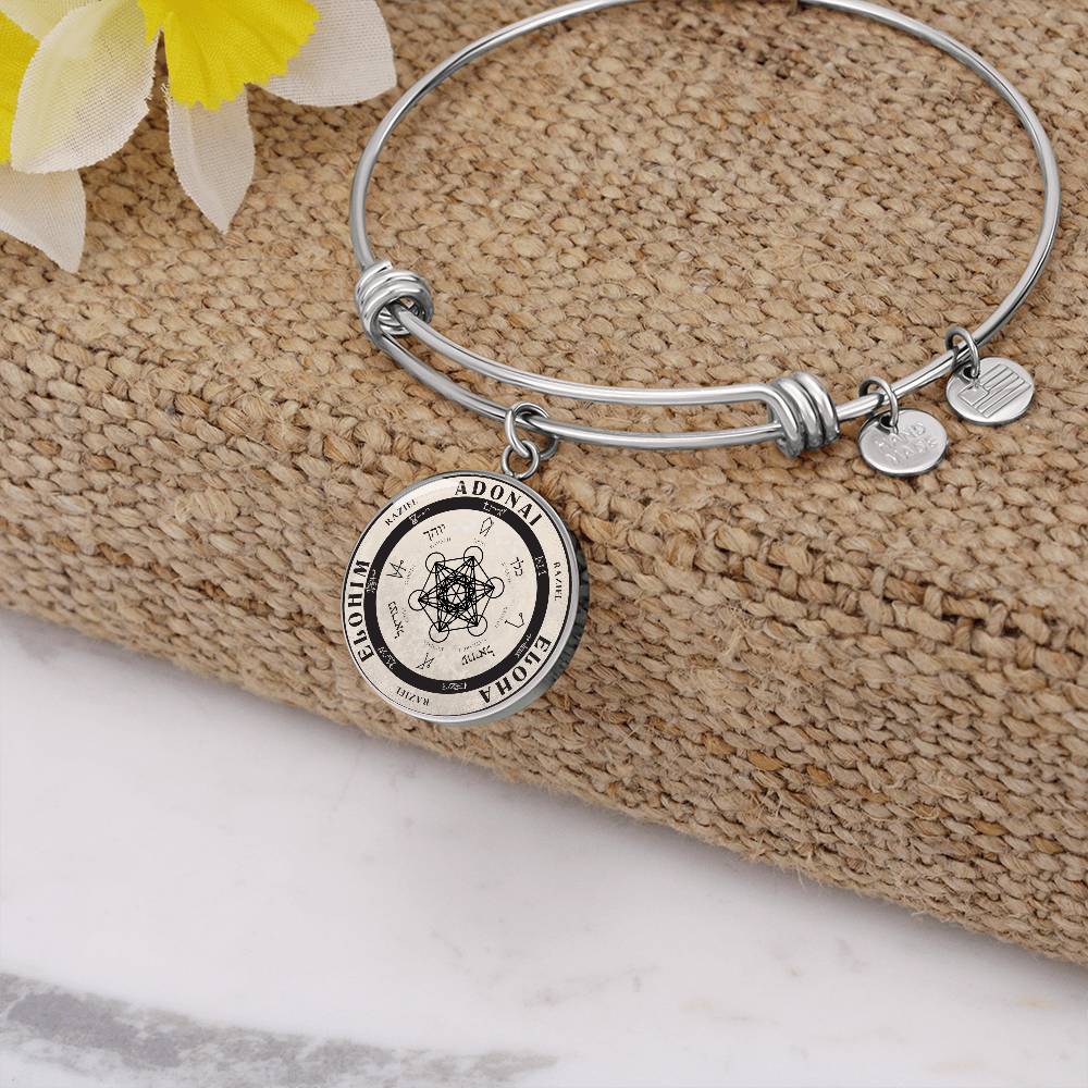 Archangel Raziel Sigil Bracelet - Old Manuscript