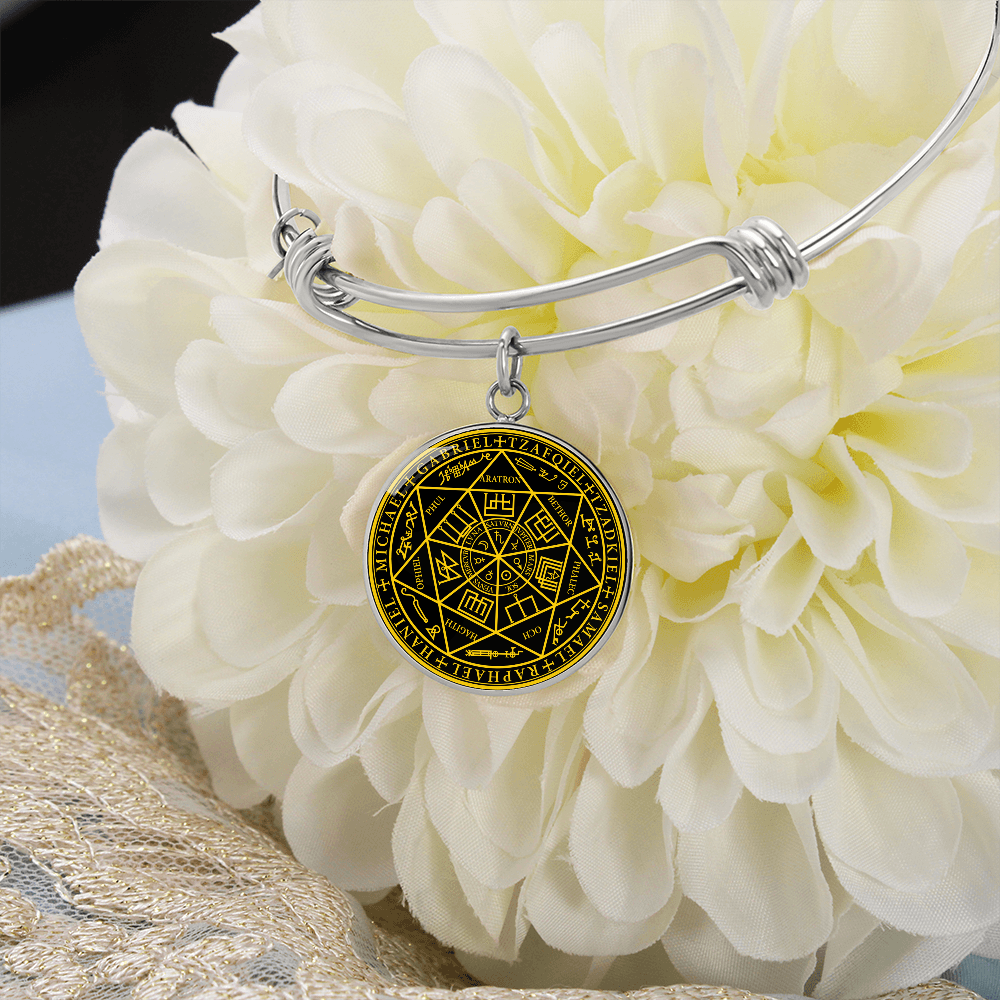 7 Archangels Sigil Bracelet - Black