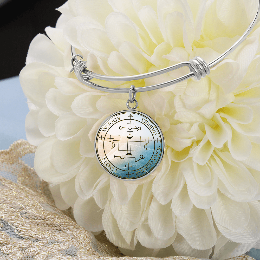 Archangel Gabriel Sigil Wave Bracelet