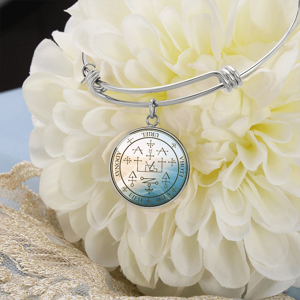 Archangel Uriel Sigil Wave Bracelet