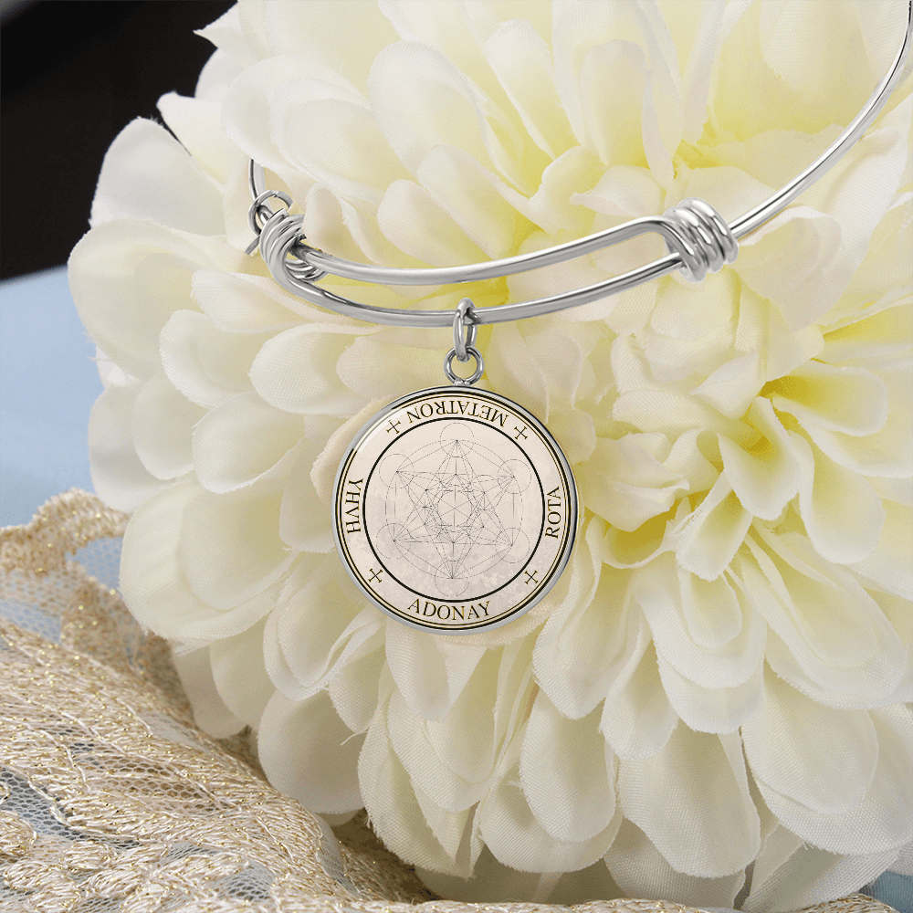 Archangel Metatron Sigil Bracelet - Old Manuscript