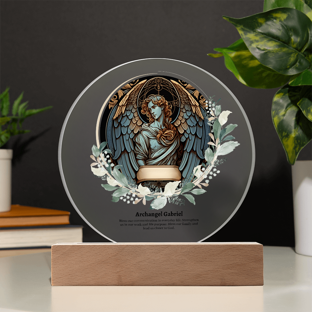 Archangel Gabriel Acrylic Plaque