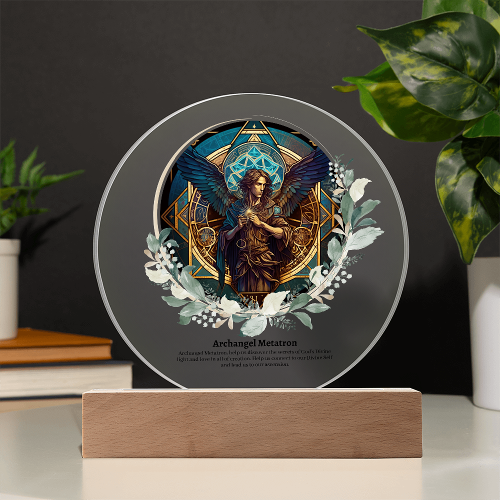 Archangel Metatron Acrylic Plaque