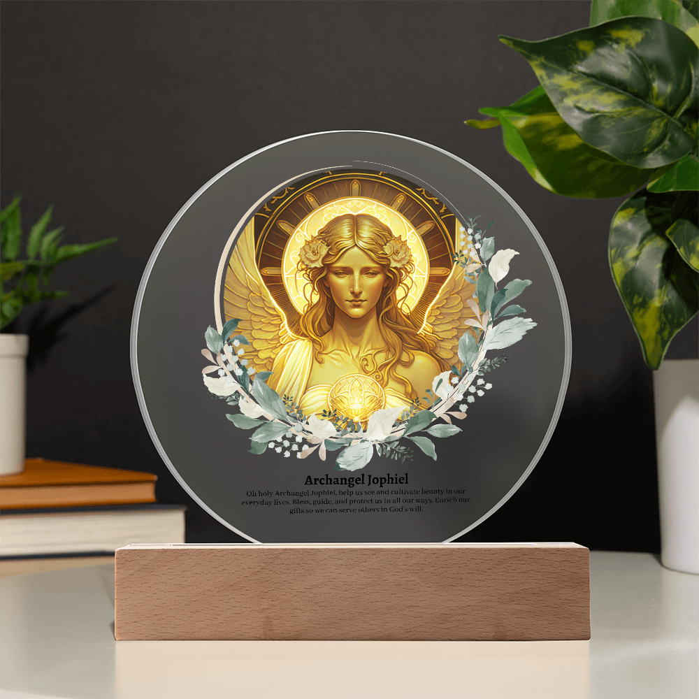 Archangel Jophiel Acrylic Plaque