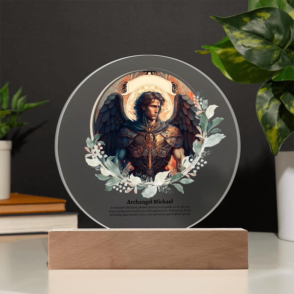 Archangel Michael Acrylic Plaque