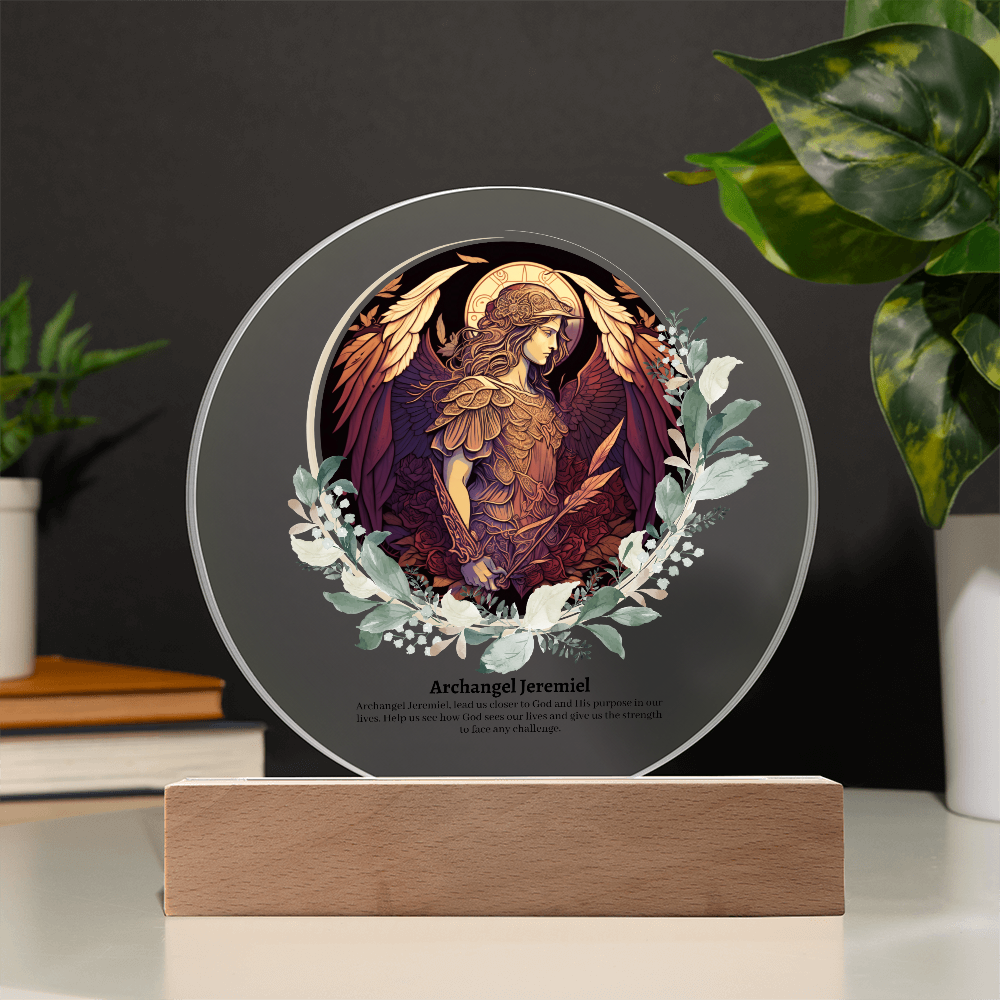 Archangel Jeremiel Acrylic Plaque