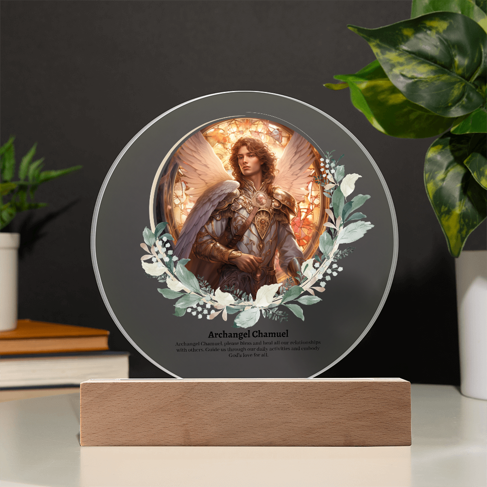 Archangel Chamuel Acrylic Plaque