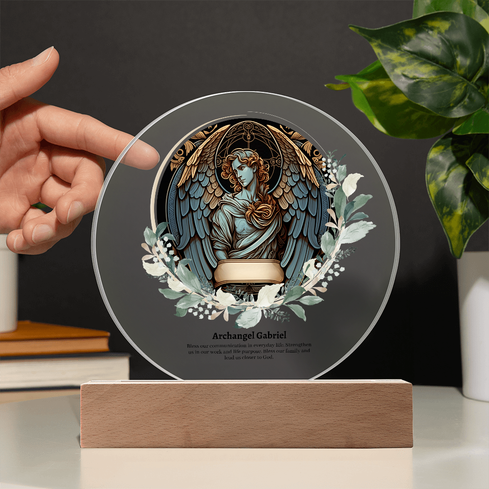 Archangel Gabriel Acrylic Plaque
