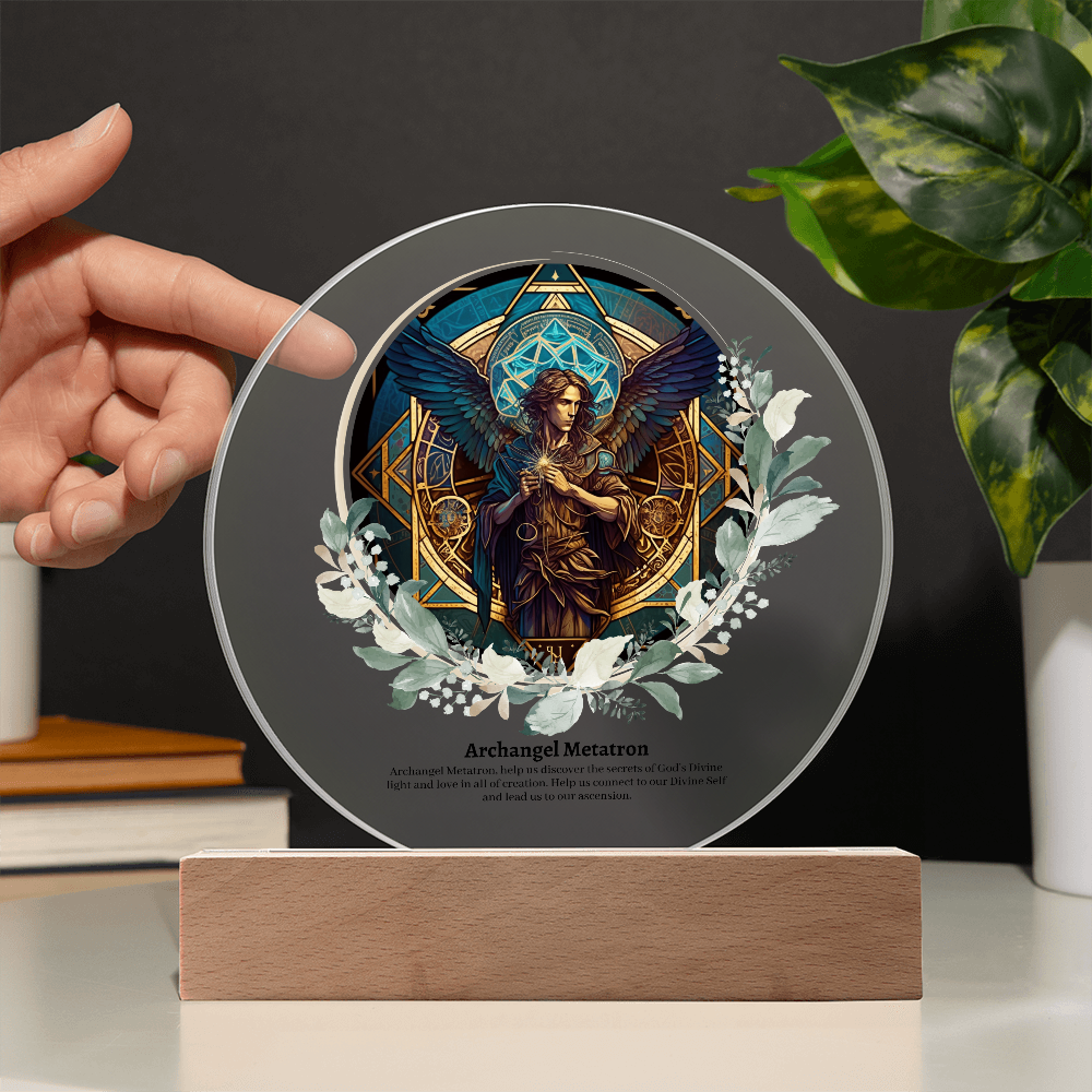 Archangel Metatron Acrylic Plaque