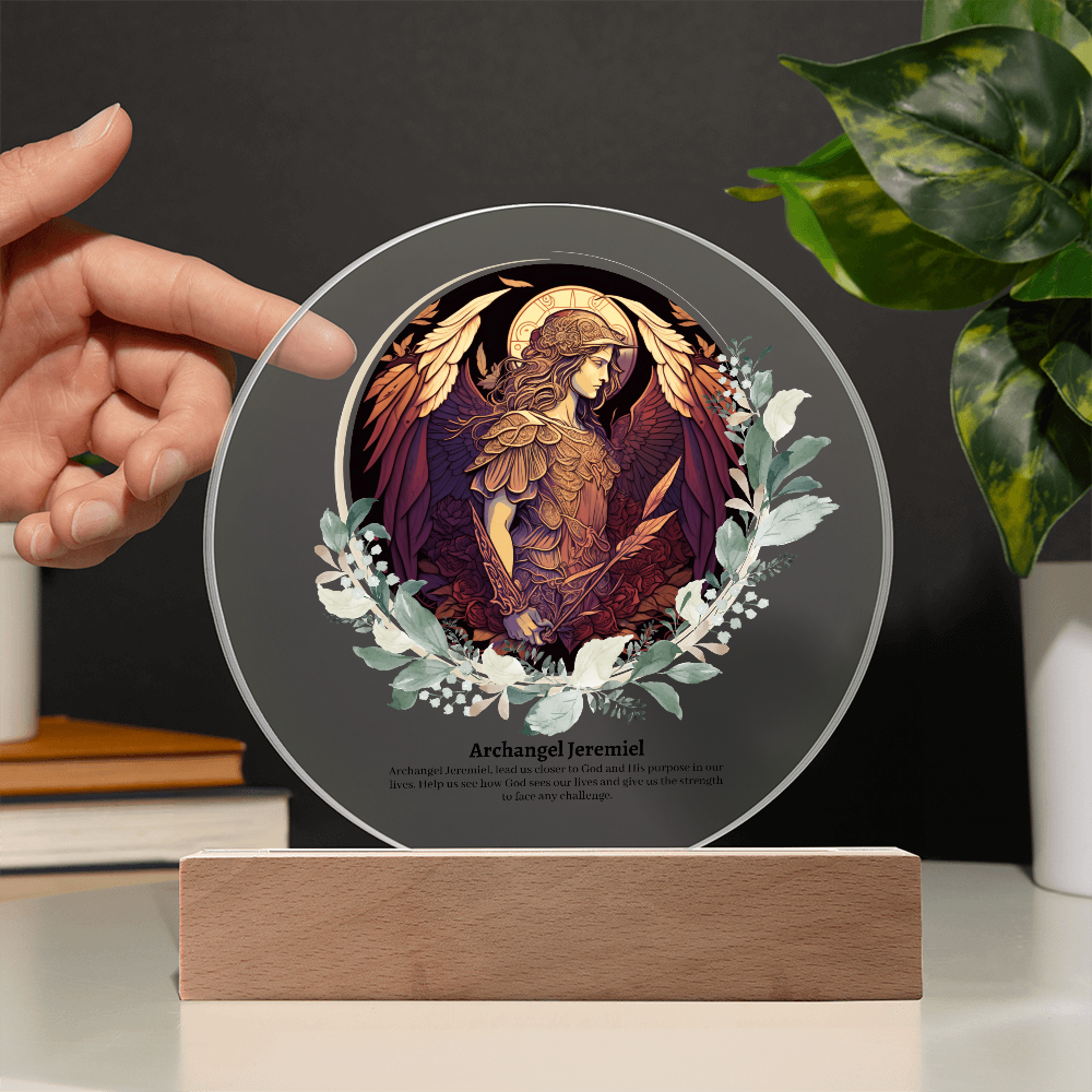 Archangel Jeremiel Acrylic Plaque