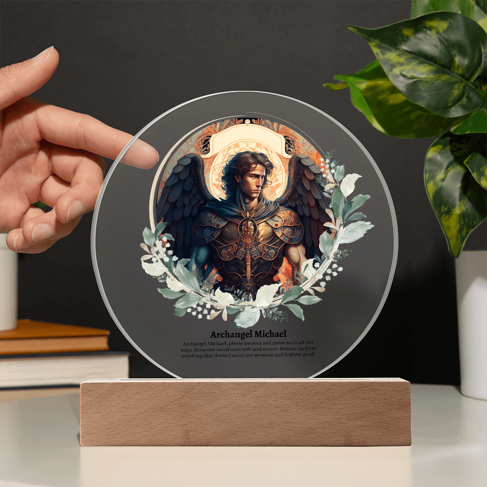 Archangel Michael Acrylic Plaque