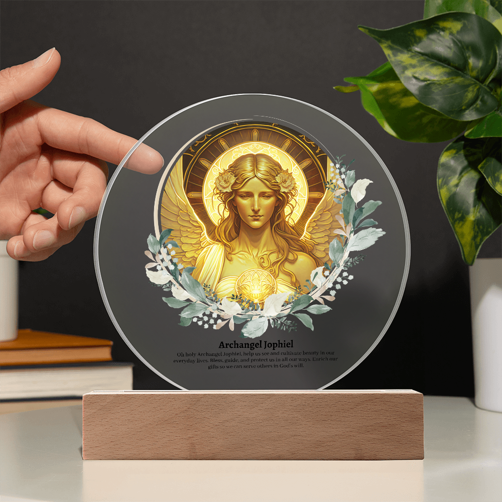 Archangel Jophiel Acrylic Plaque