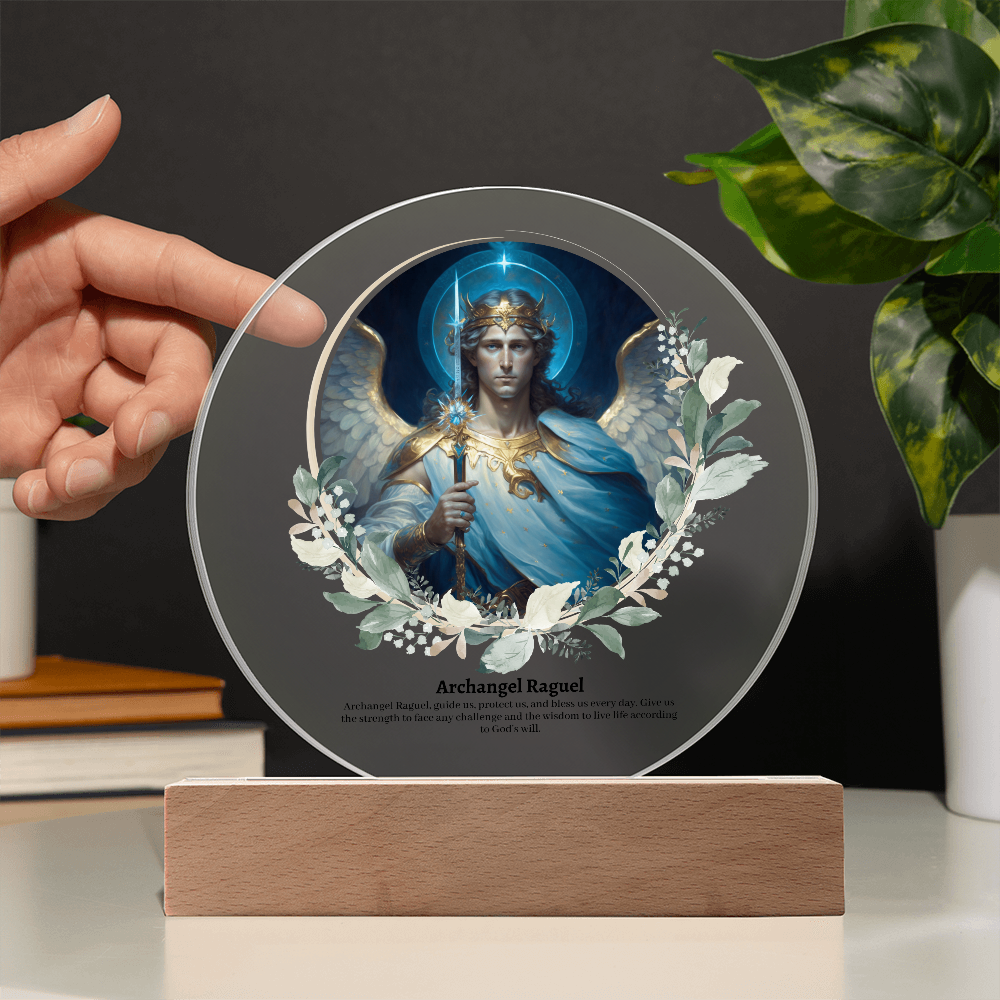 Archangel Raguel Acrylic Plaque