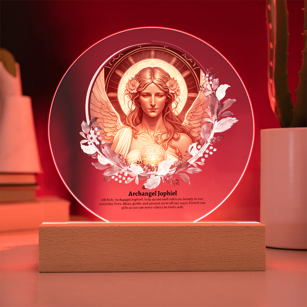 Archangel Jophiel Acrylic Plaque