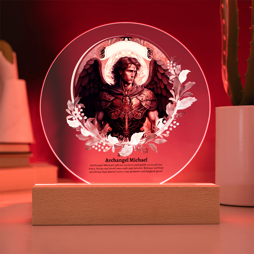 Archangel Michael Acrylic Plaque