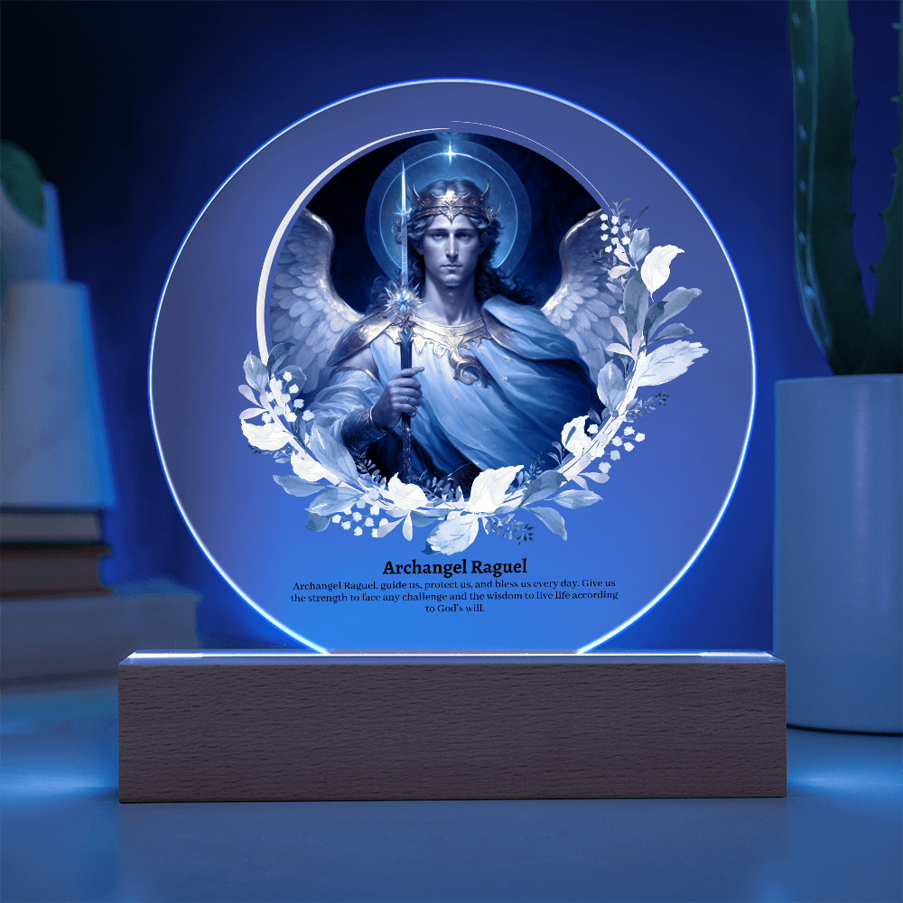 Archangel Raguel Acrylic Plaque