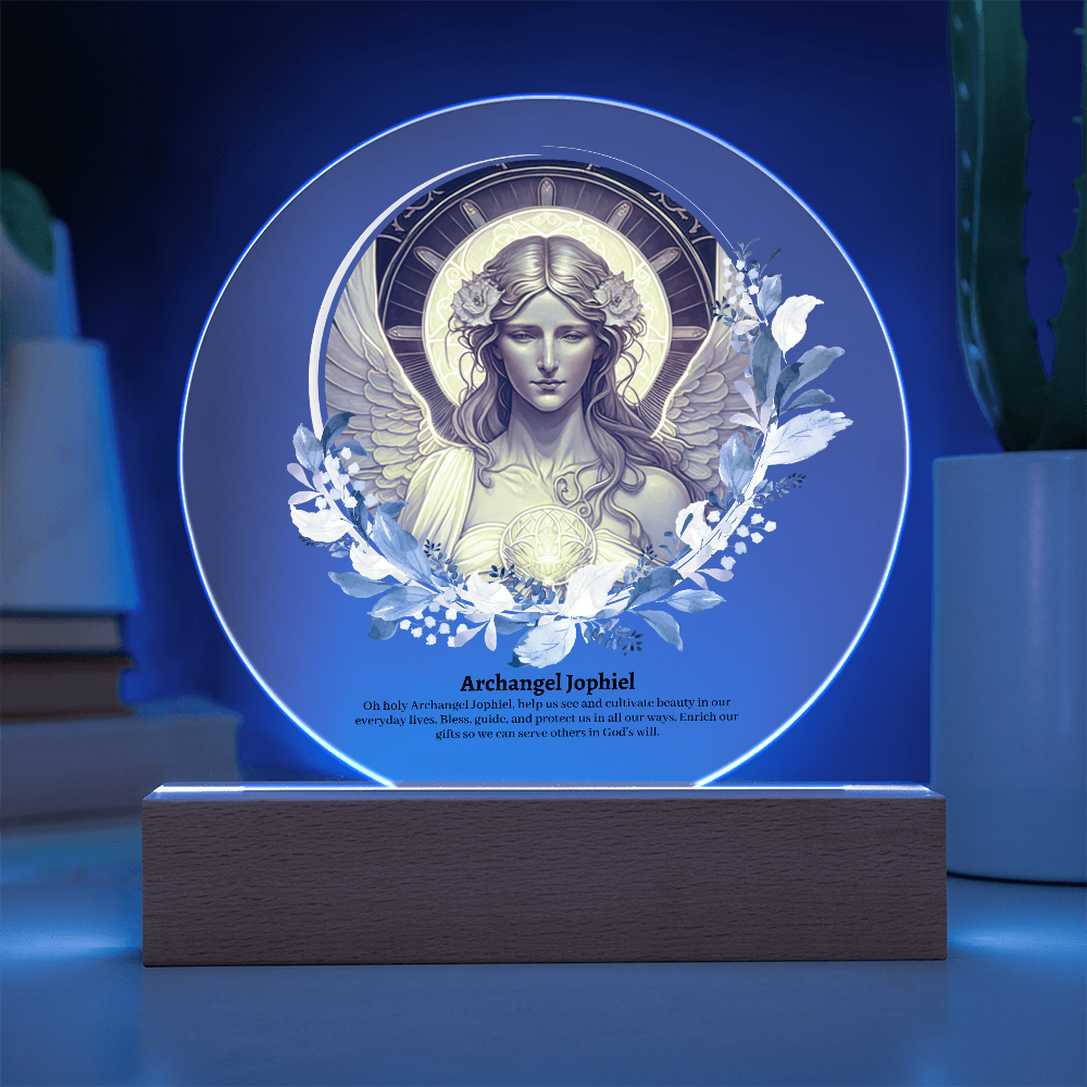 Archangel Jophiel Acrylic Plaque
