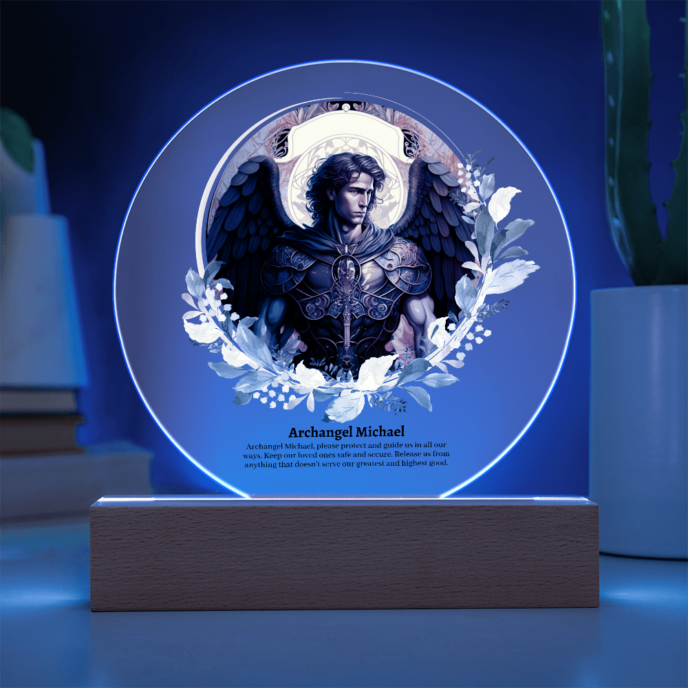 Archangel Michael Acrylic Plaque