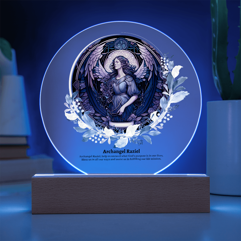 Archangel Raziel Acrylic Plaque
