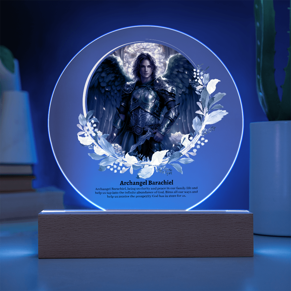 Archangel Barachiel Acrylic Plaque