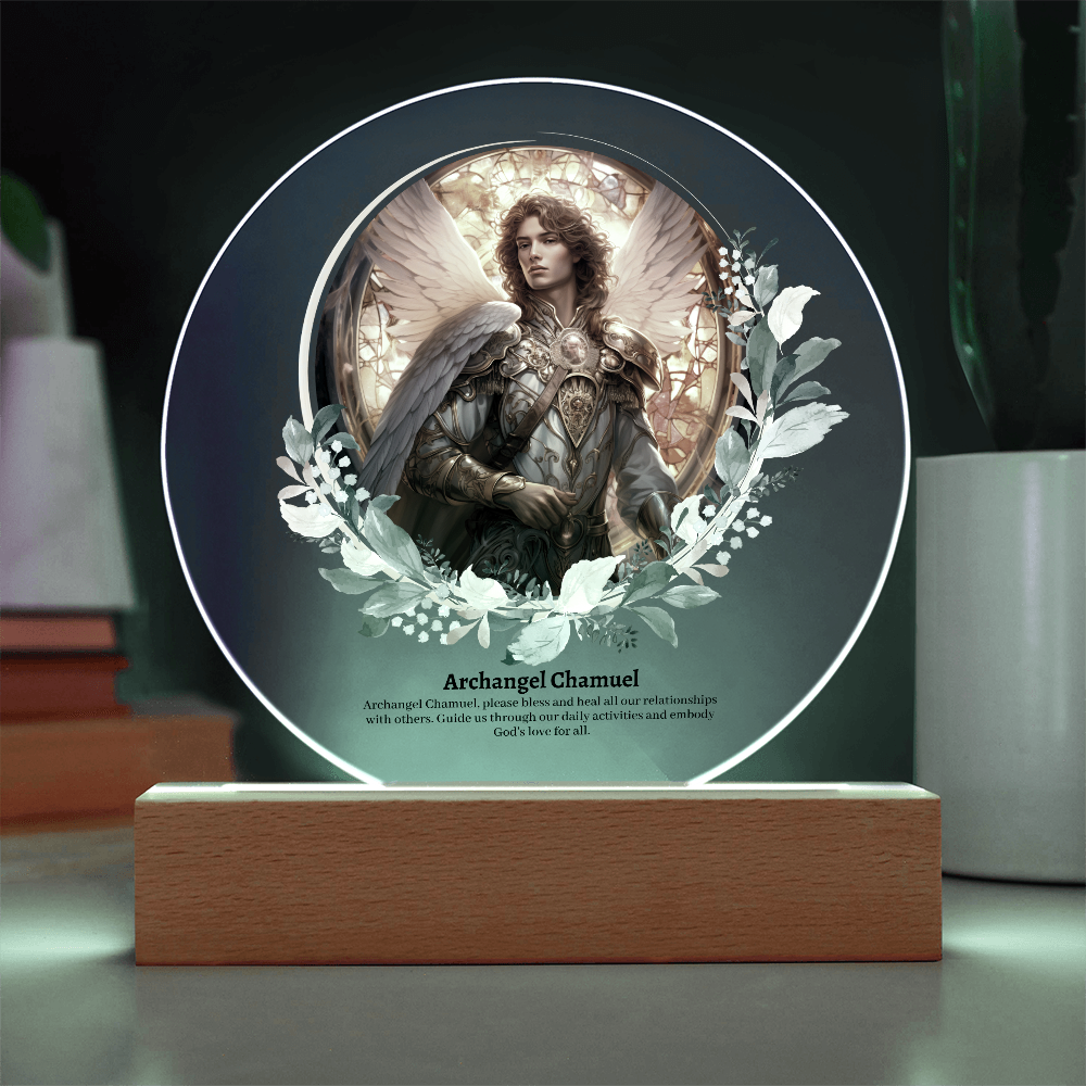 Archangel Chamuel Acrylic Plaque