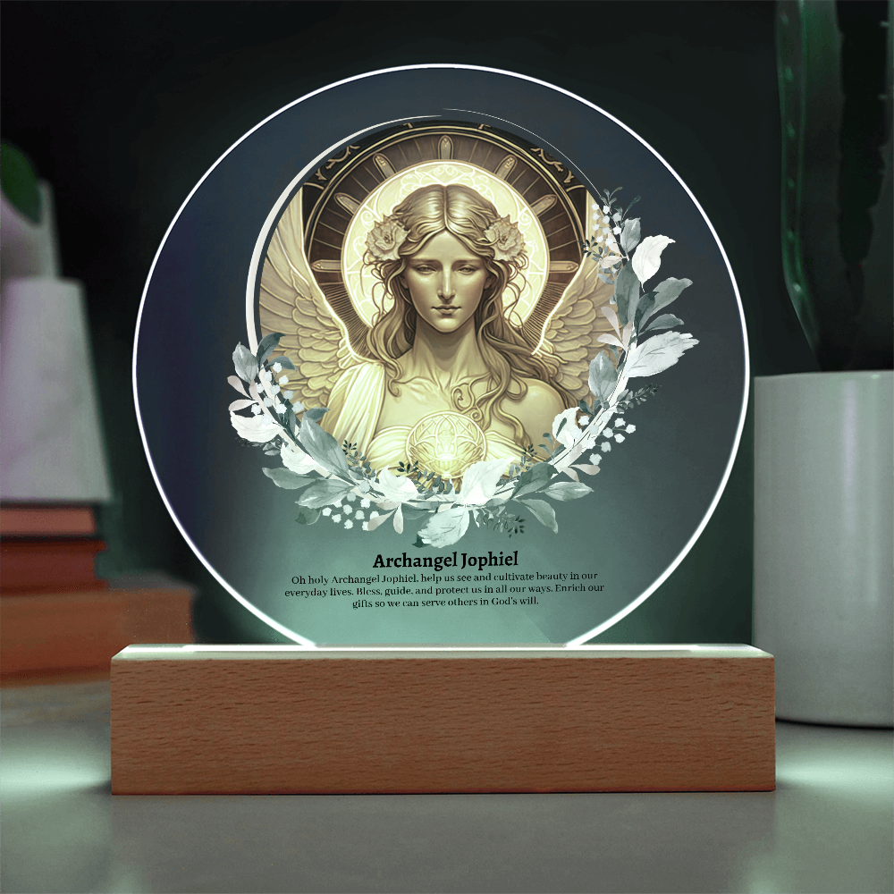 Archangel Jophiel Acrylic Plaque