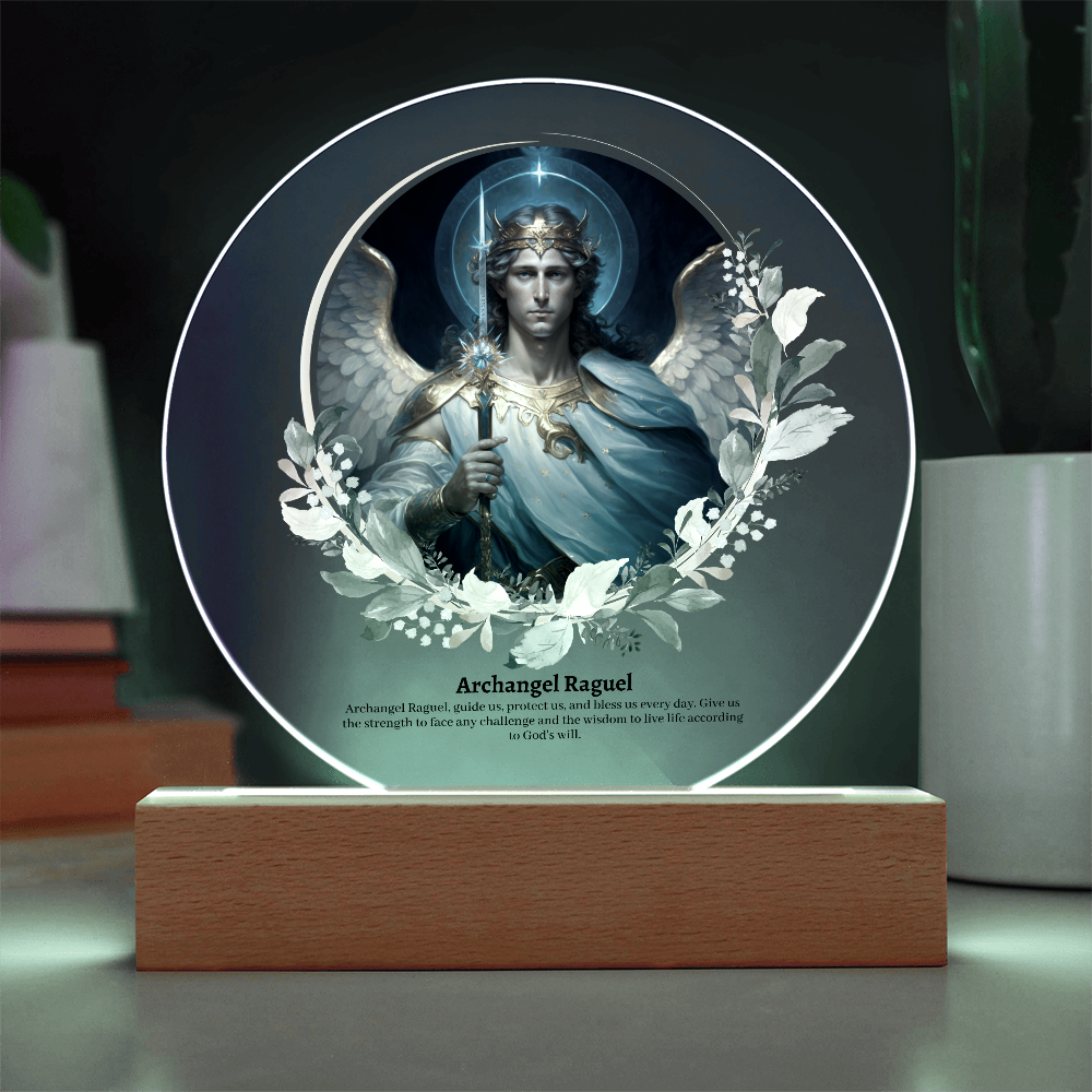 Archangel Raguel Acrylic Plaque